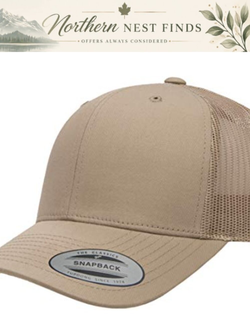 Yupoong YP Classics Trucker Mesh Cap Baseball Hat Men's